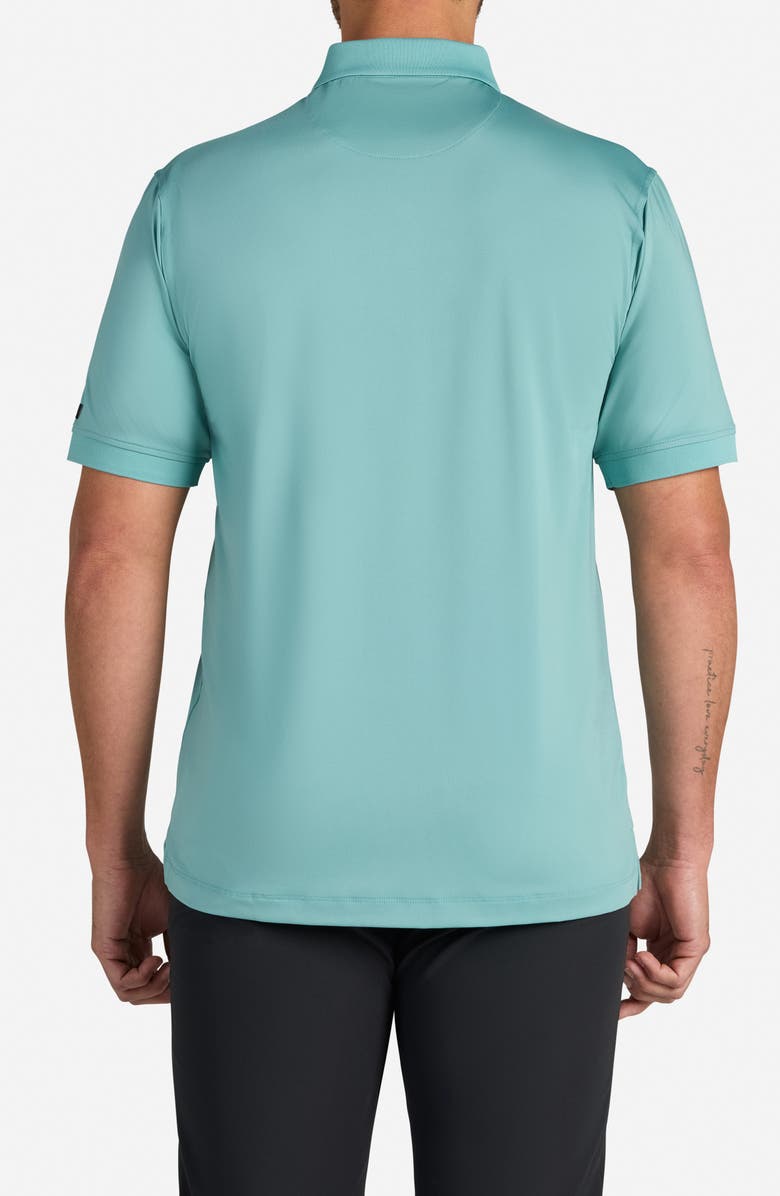 Bad Birdie Ridge Solid Performance Golf Polo, Alternate, color, Slick Green