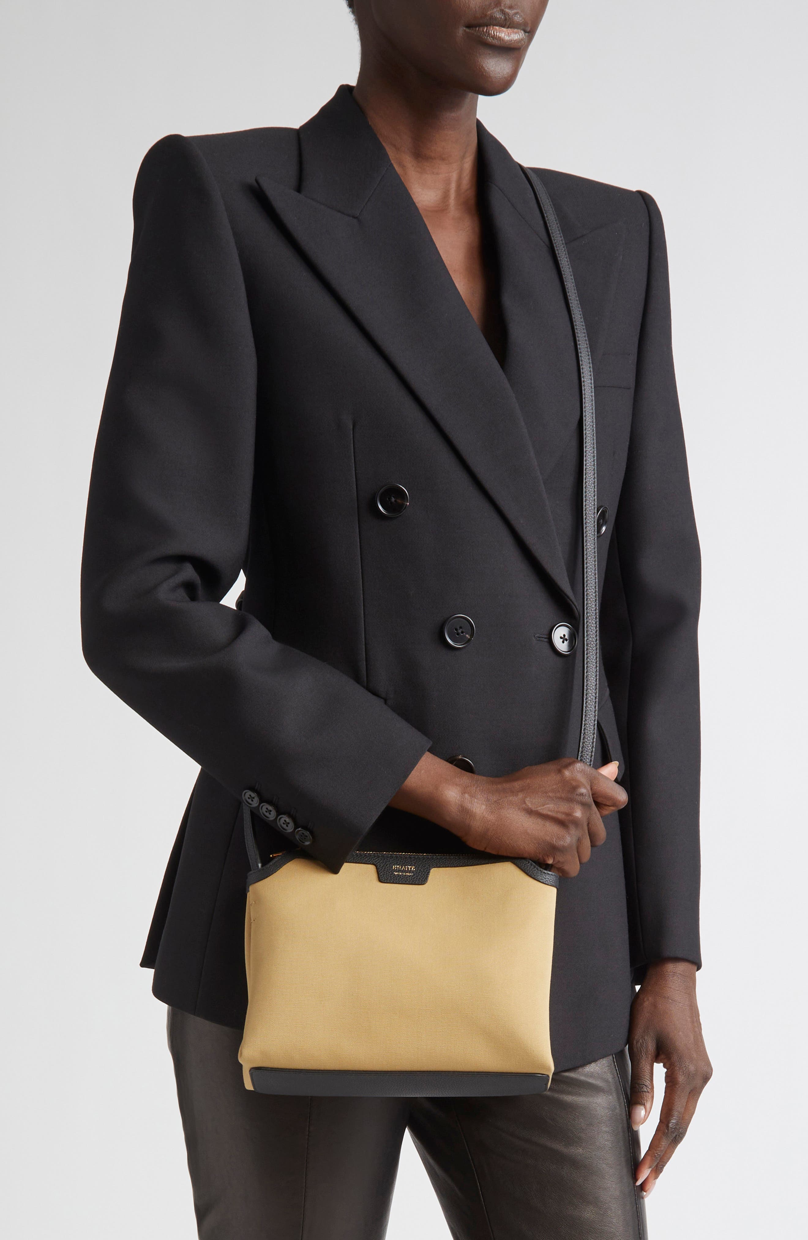 Khaite Medium Lina Canvas Crossbody Bag, Alternate, color, 