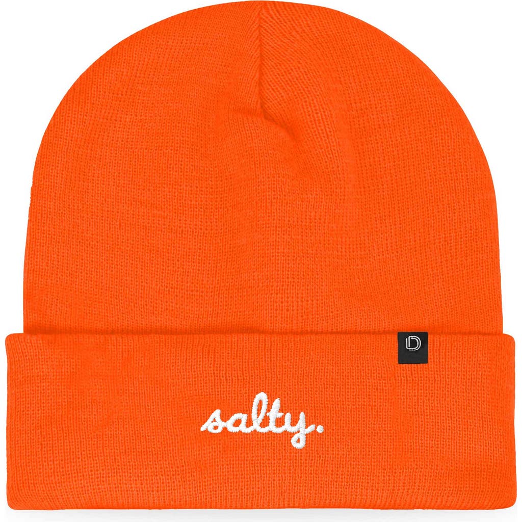 Dalix Salty Beanie Cap In Orange