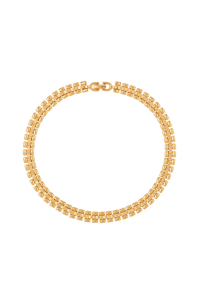 Susan Caplan 1980s Vintage Monet Watchband Collar, Main, color, Monet