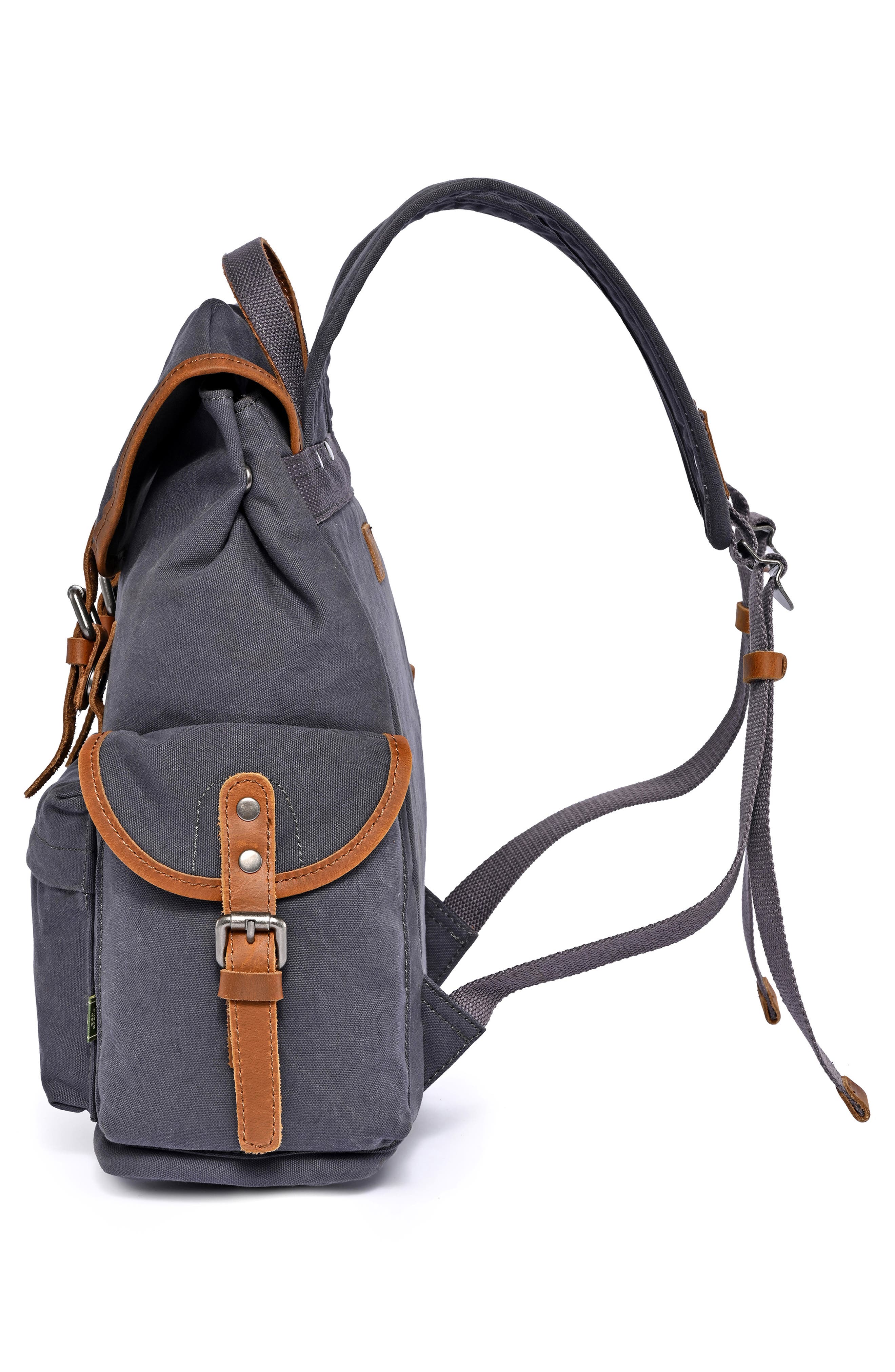 THE SAME DIRECTION Shady Cove Canvas Backpack, Alternate, color, 