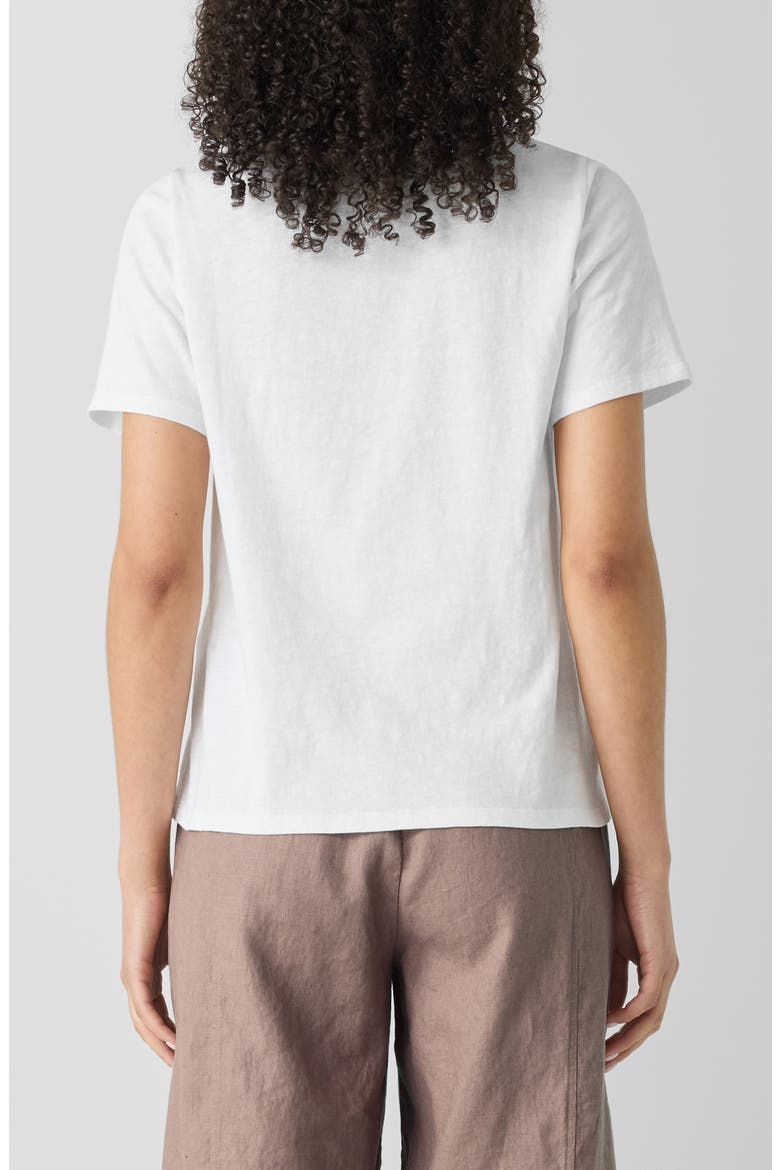 Crewneck Pocket Organic Cotton T-Shirt, Alternate, color, WHITE