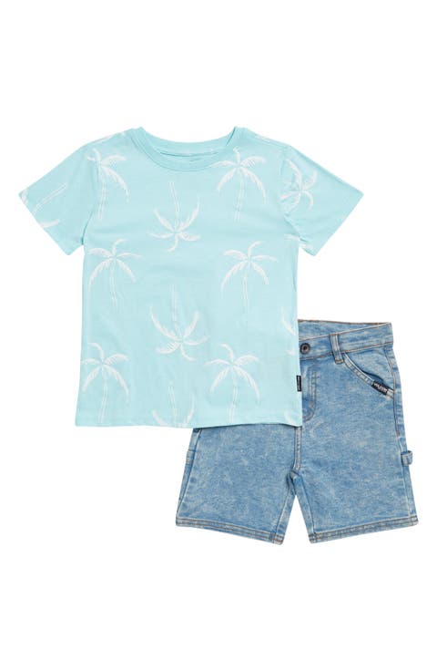 Kids' Graphic T-Shirt & Carpenter Shorts (Little Kid)