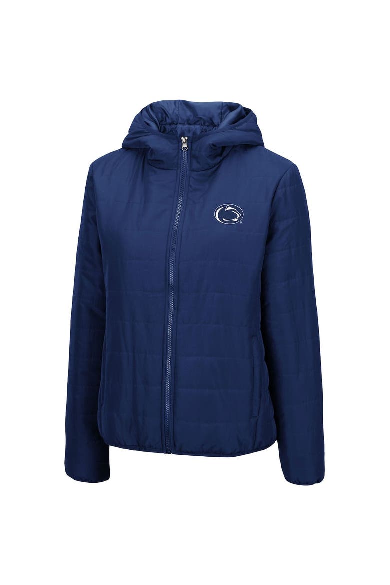 Women's Colosseum Navy Penn State Nittany Lions Arianna Full-Zip Puffer Jacket, Alternate, color, Navy