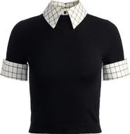 Alice + Olivia Aster Layered Look Polo