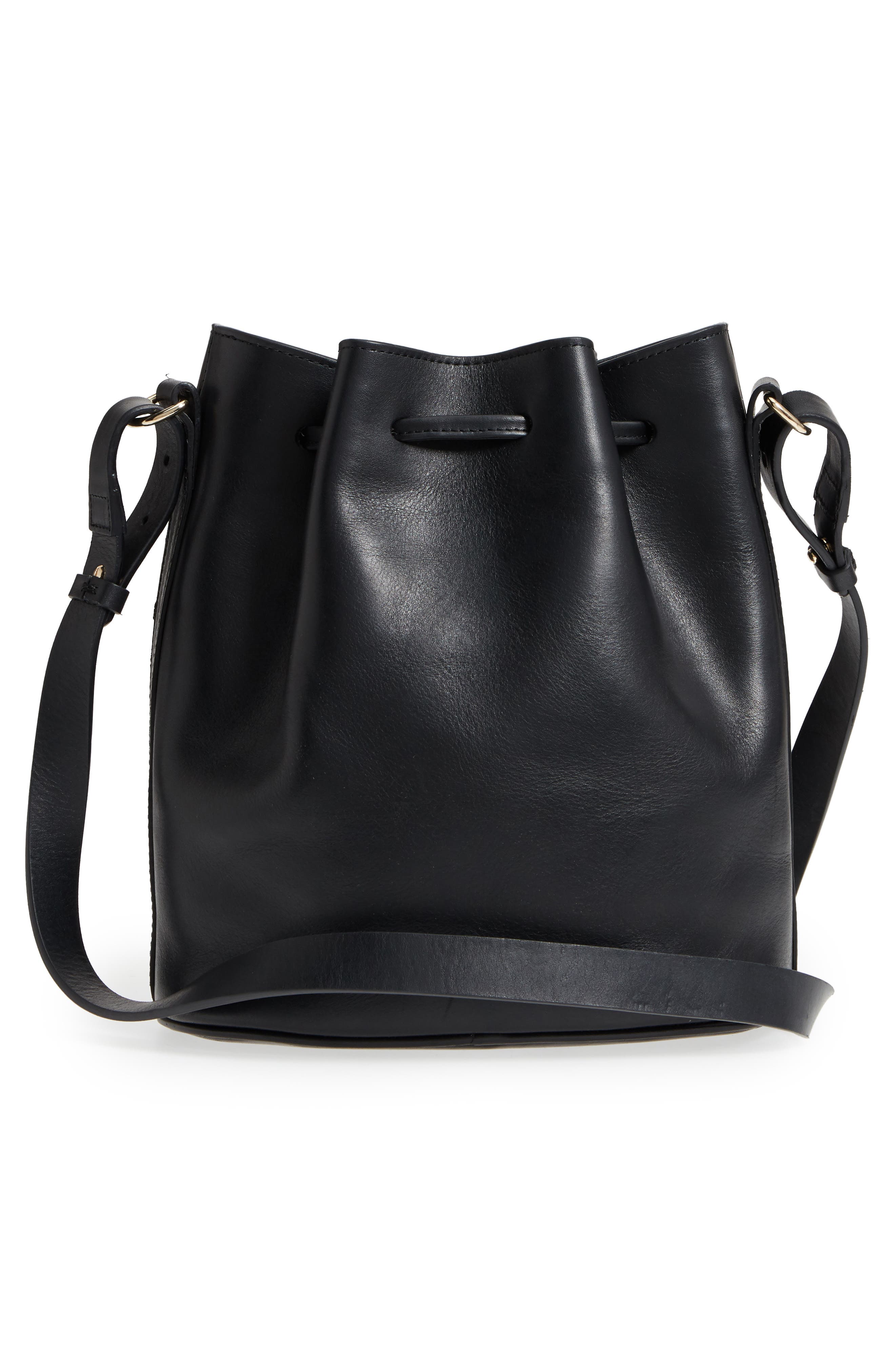 Sézane Farrow Bucket Bag, Alternate, color, 