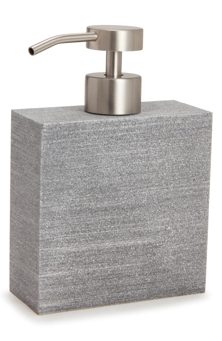 Kassatex Faux Slate Lotion Dispenser, Main, color, Grey