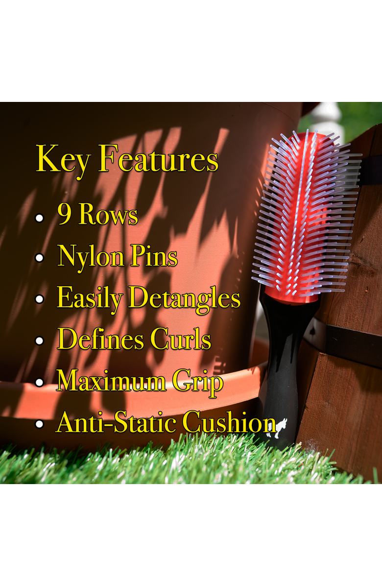 Pete & Pedro Classic Cushion 9 Row Men's Hair Brush, Alternate, color, 