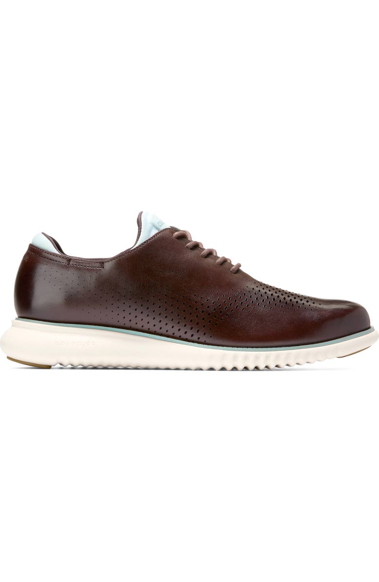 Cole Haan 2.ZeroGrand Laser Wing Derby, Alternate, color, Madeira / Cloud Blue / Ivory