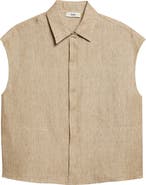 Herno New Linen Water Repellent Boxy Vest