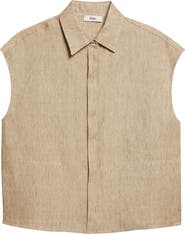 Herno New Linen Water Repellent Boxy Vest