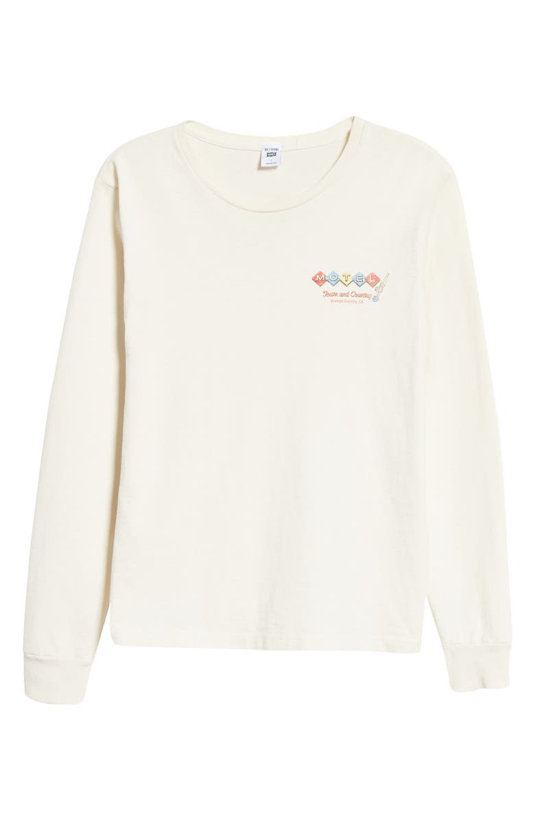 Re/Done '90s Motel Long Sleeve Graphic Tee, Alternate, color, 