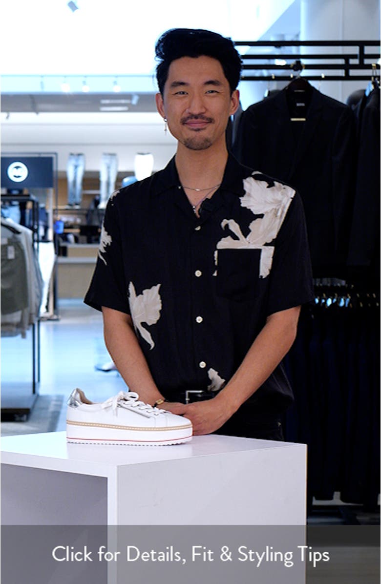 Side Zip Platform Sneaker, sales video thumbnail