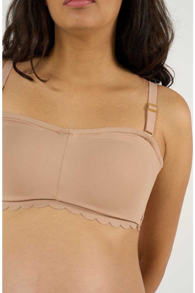 Skin Maternity And Nursing Invisible Bandeau Bra  DD/3D Cup, Alternate, color, Latte