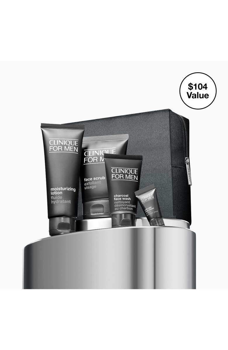 Clinique Refreshed Skin For Him Skincare Gift Set $104 Value, Alternate, color, 