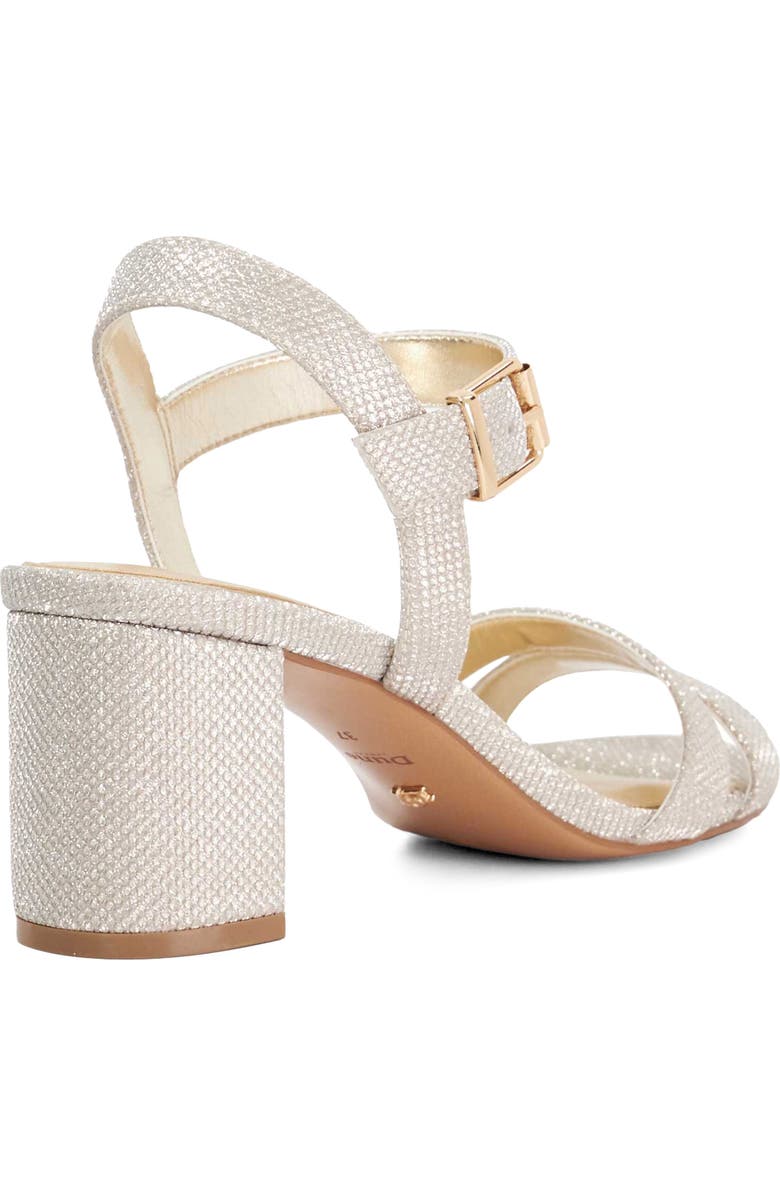 Dune London Merisa Ankle Strap Sandal, Alternate, color, Gold