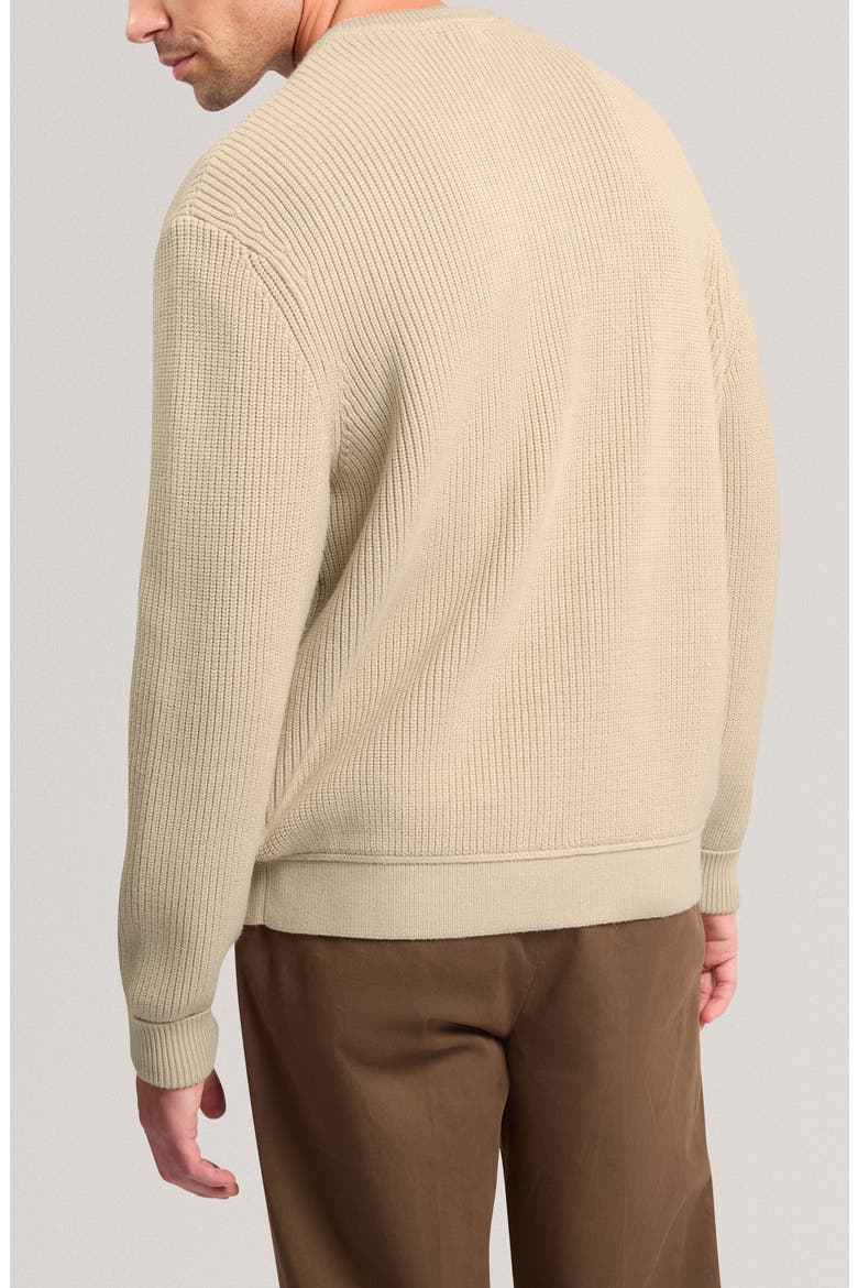 Fontain Ribbed Bomber Cardigan, Alternate, color, TAUPE
