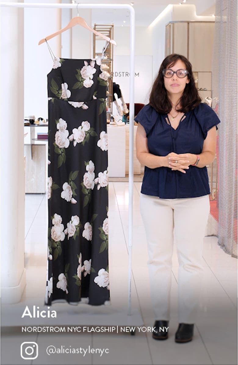 Shyla Satin Crepe Gown, sales video thumbnail