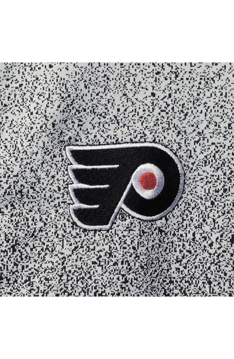 ANTIGUA Women's Antigua White/Black Philadelphia Flyers Guide Desert Dry Full-Zip Jacket, Alternate, color, White