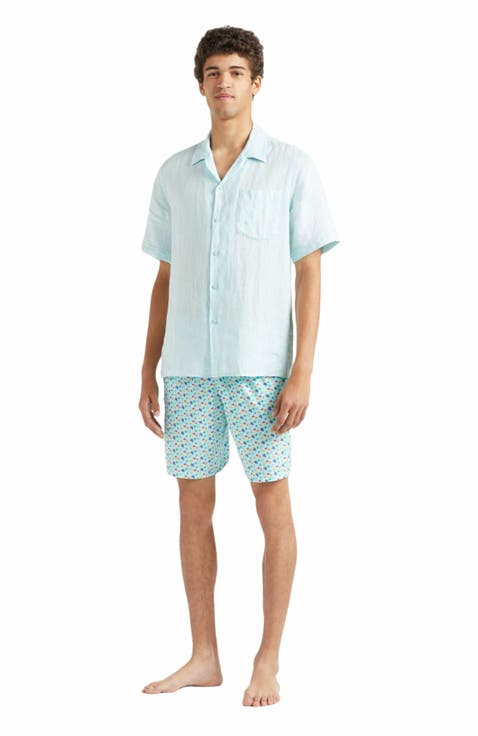 Men's Natural Dye Linen Shirt