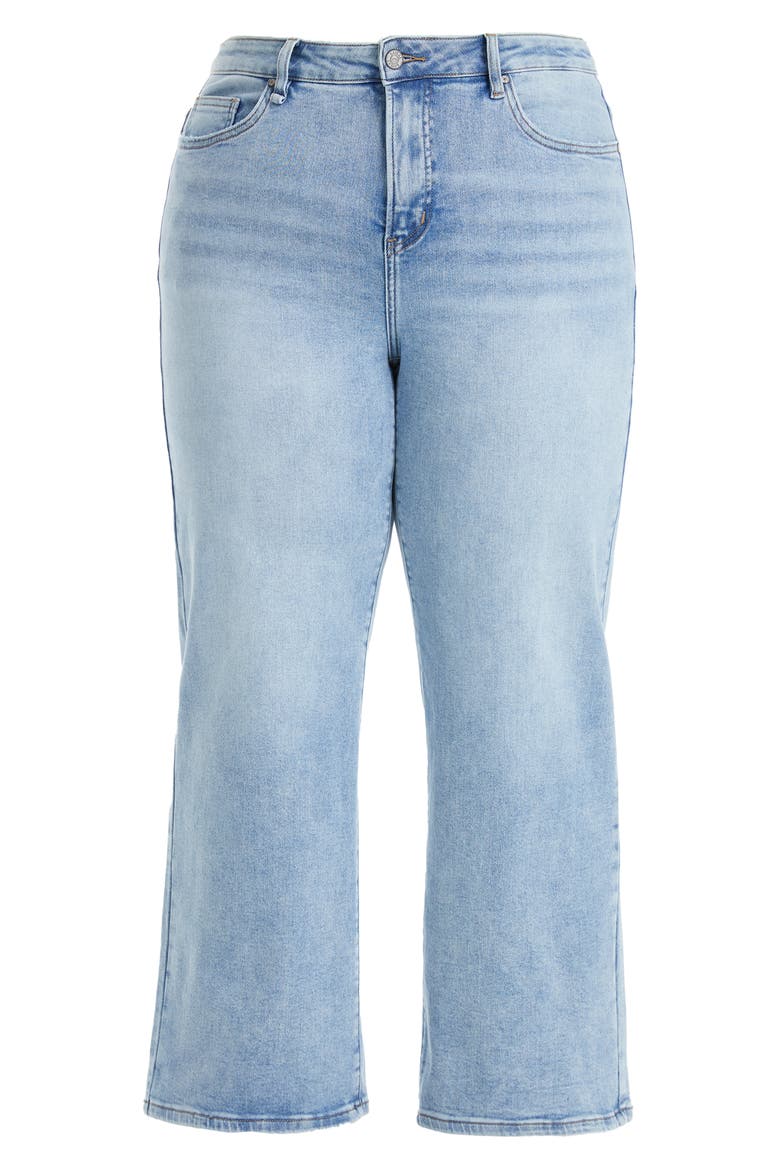 Ankle Wide Leg Jeans, Alternate, color, LIGHT BLUE