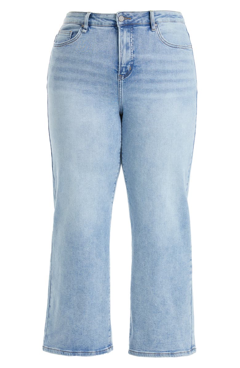 Bayeas Ankle Wide Leg Jeans, Alternate, color, Light Blue