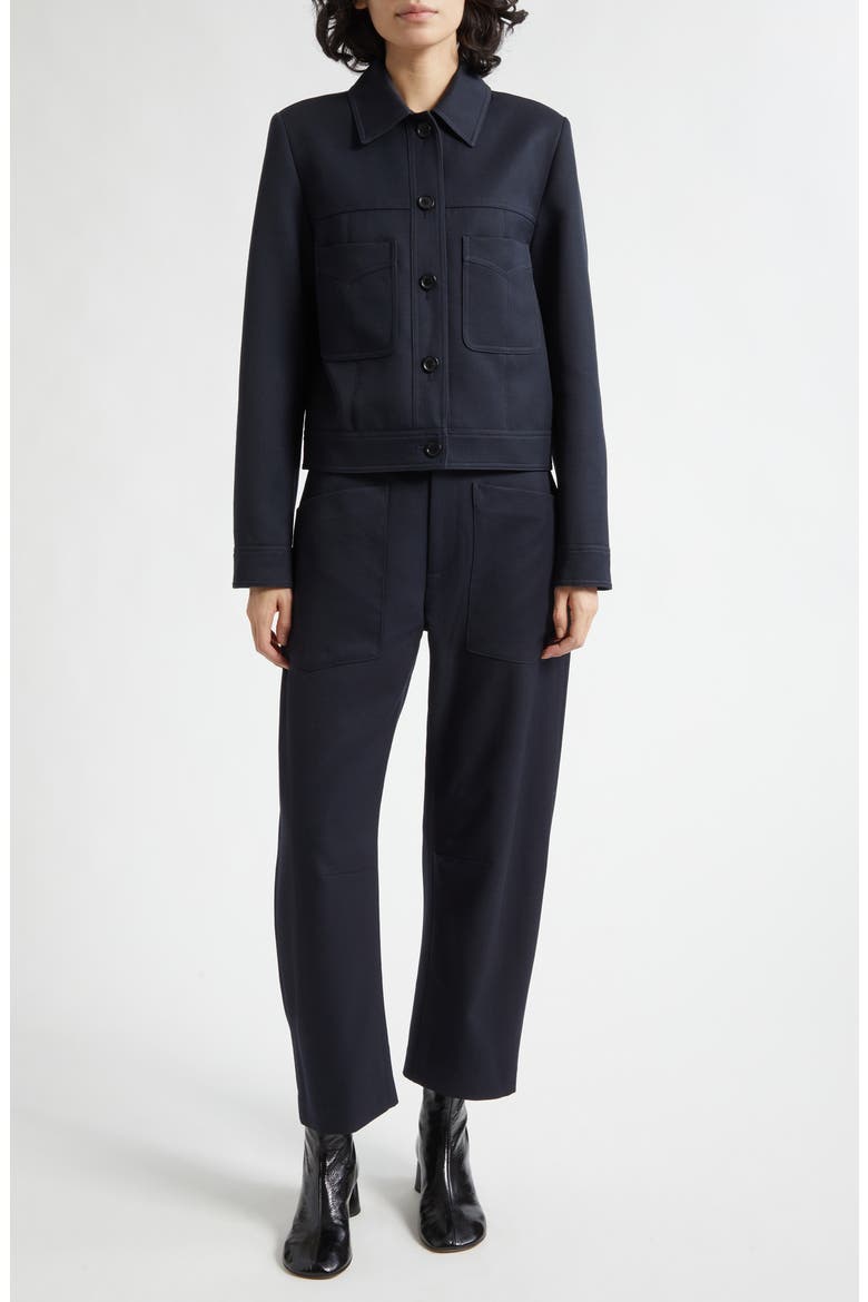 Shon Virgin Wool Crop Pants, Alternate, color, MIDNIGHT