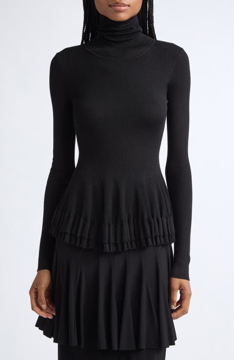 Merritt Merino Wool & Silk Turtleneck