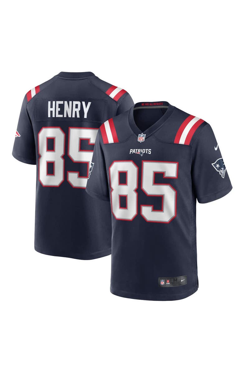 Nike Men's Nike Hunter Henry  Navy New England Patriots Team  Game Jersey, Main, color, Navy