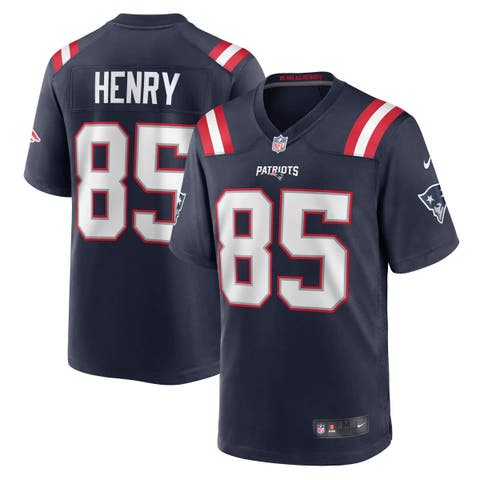 Men's Nike Hunter Henry  Navy New England Patriots Team  Game Jersey