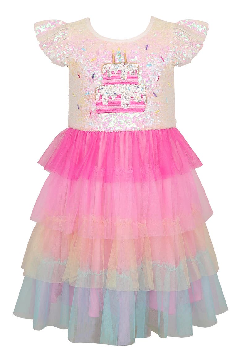 Kids' Birthday Tutu Dress, Main, color, IVORY/ MULTI