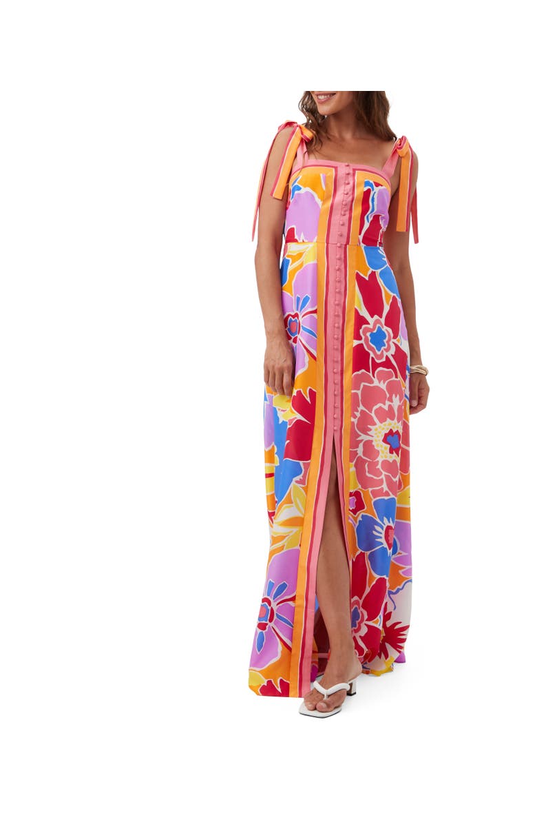 Trina Turk Cami Button Front Maxi Dress, Alternate, color,