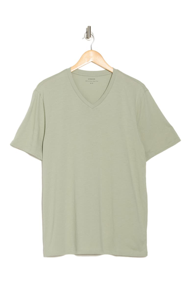 V-Neck T-Shirt, Alternate, color, DRIED CACTUS
