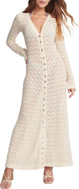 Capittana Alexandra Long Sleeve Cover-Up Maxi Dress