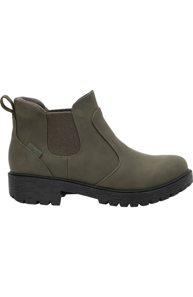 Alegria by PG Lite Rowen Waterproof Chelsea Boot, Alternate, color, Moss