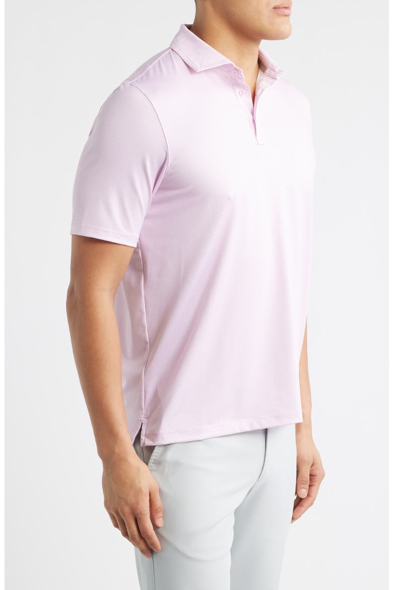 XC+™ Ace Micropattern Performance Golf Polo, Alternate, color, PINK/ WHITE GINGHAM