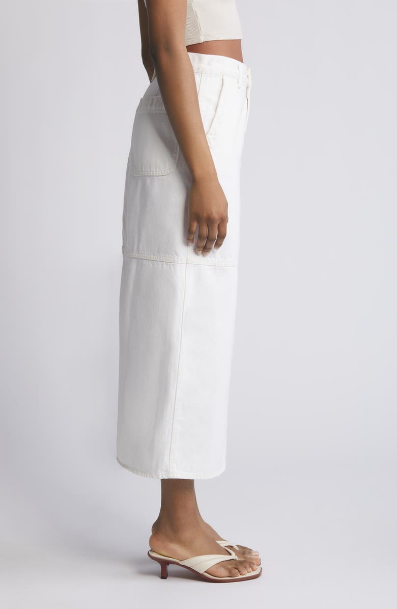 Madewell Carpenter Denim Maxi Skirt, Alternate, color,
