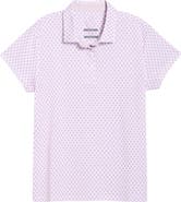 Swannies Zara Geometric Print Piqué Polo