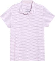 Swannies Zara Geometric Print Piqué Polo