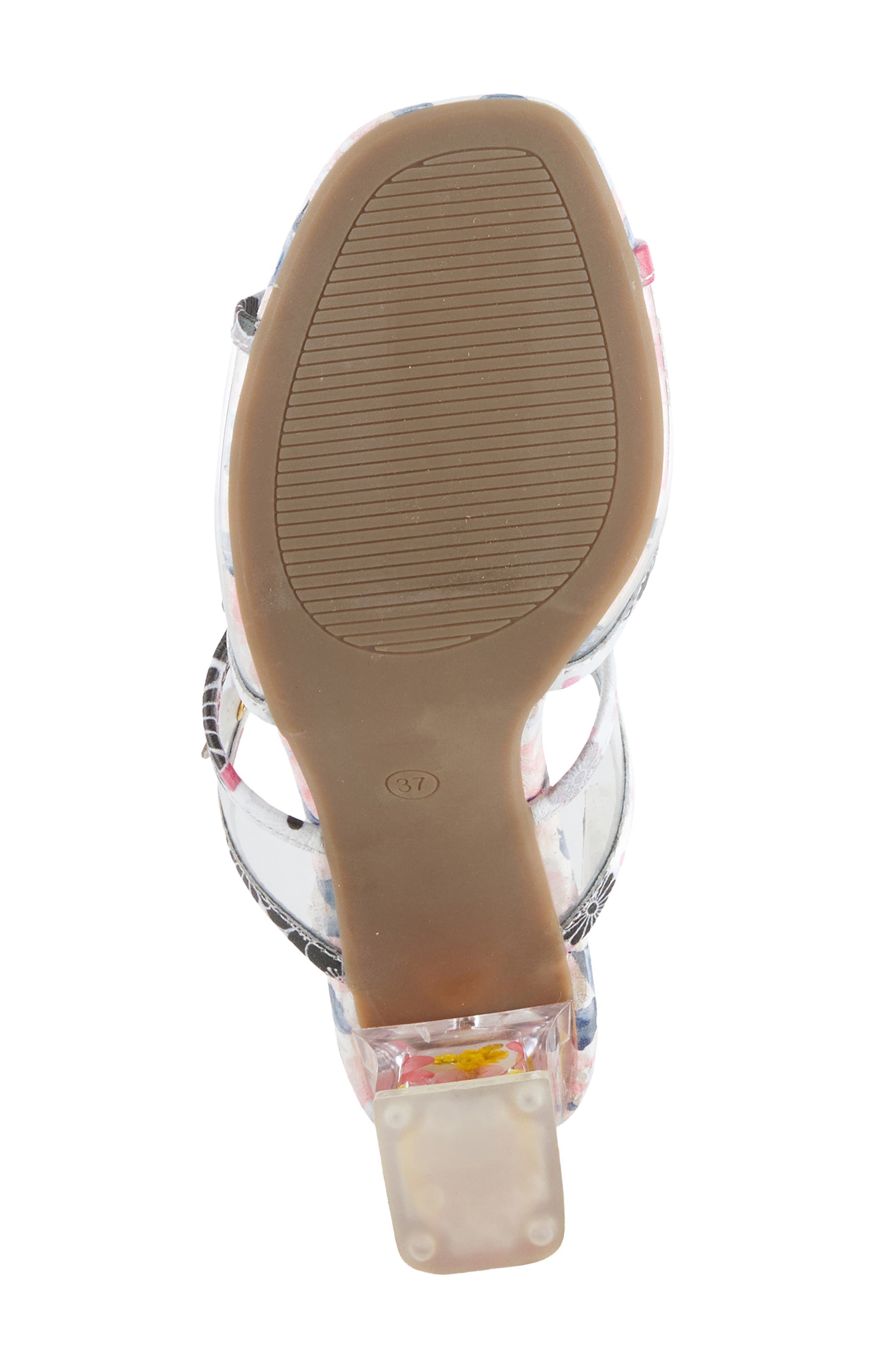 L'Artiste by Spring Step Adored Floral Appliqué Slide Sandal, Alternate, color, 