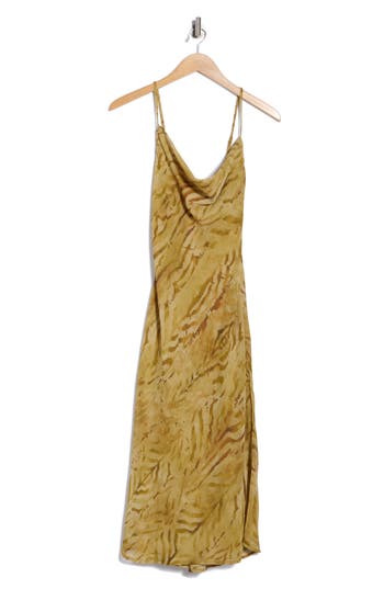 Matty M . Amelie Midi Dress In Yellow