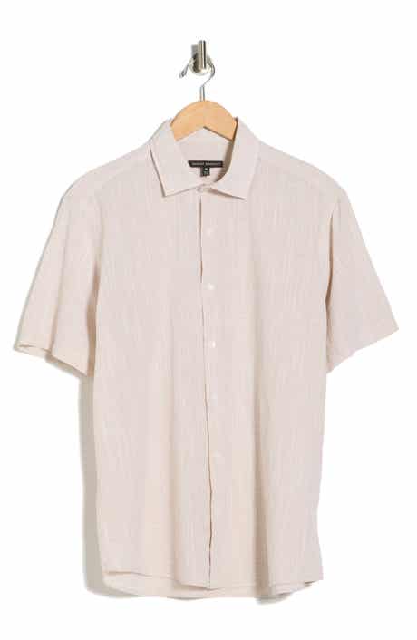 Robert Barakett Lorenzo Short Sleeve Cotton Button-Up Shirt