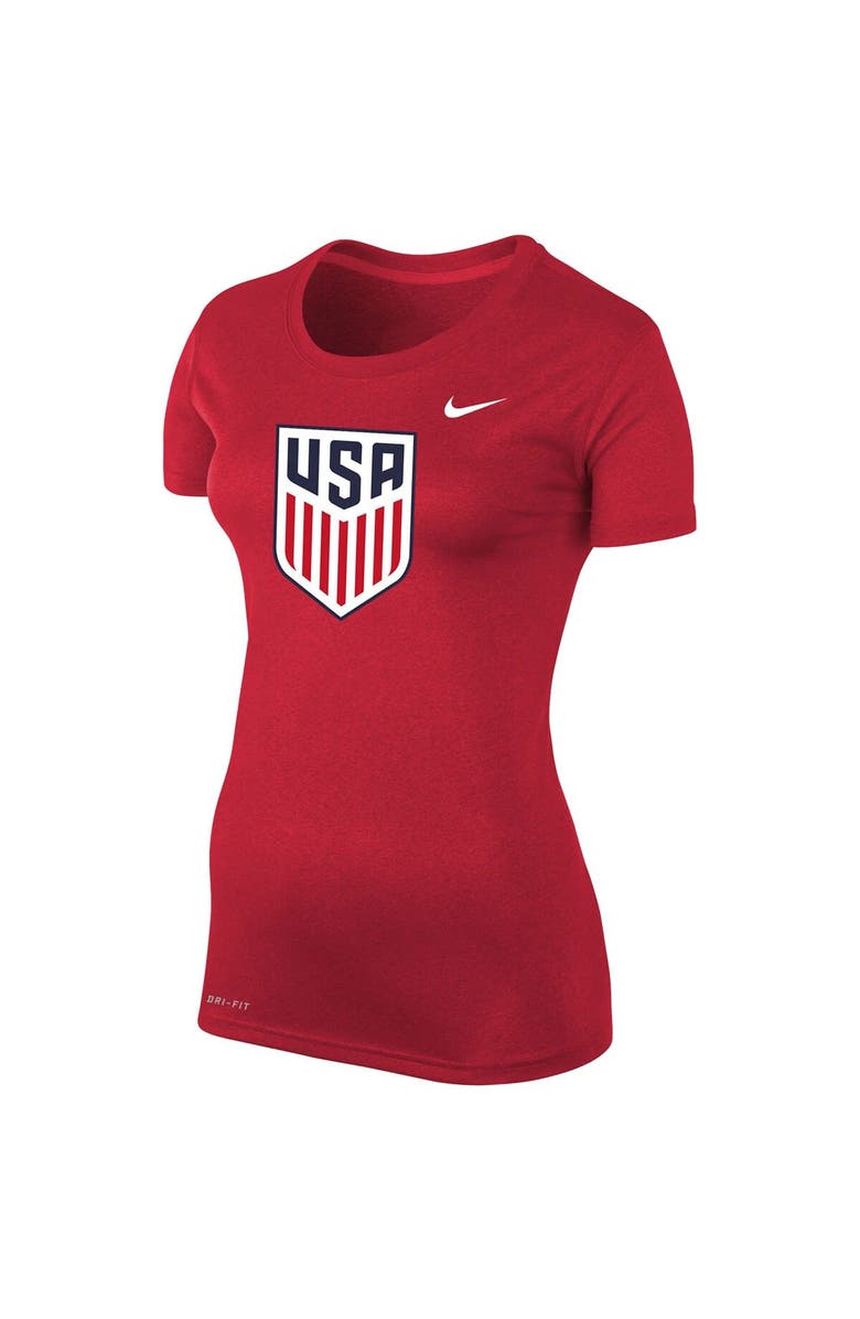 Nike Women's Nike Red USMNT Legend Performance T-Shirt, Alternate, color, 