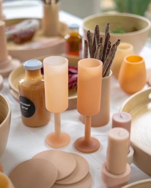 Porter Green Seff | Unbreakable Champagne Flutes In Brown
