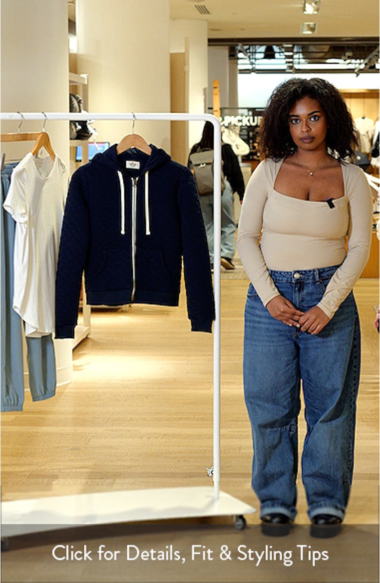 Corbet Quilted Zip-Up Hoodie, sales video thumbnail