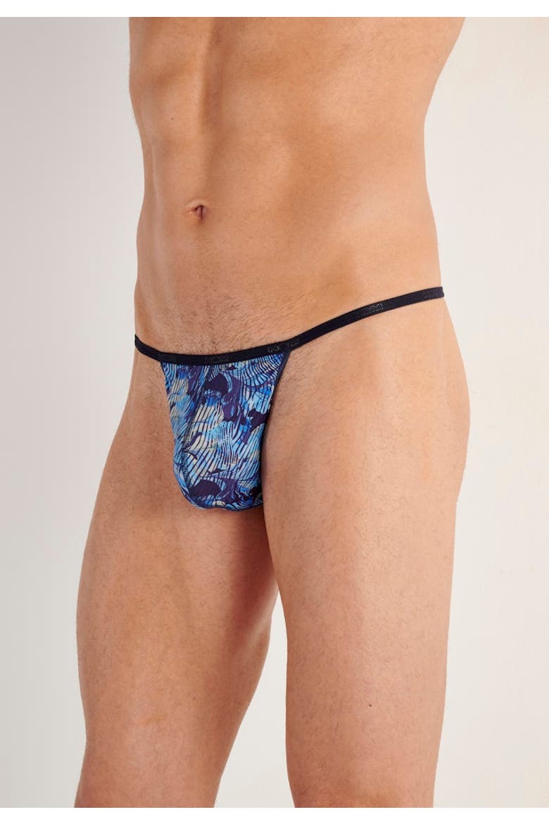 Barrett G-String, Alternate, color, Blue Print