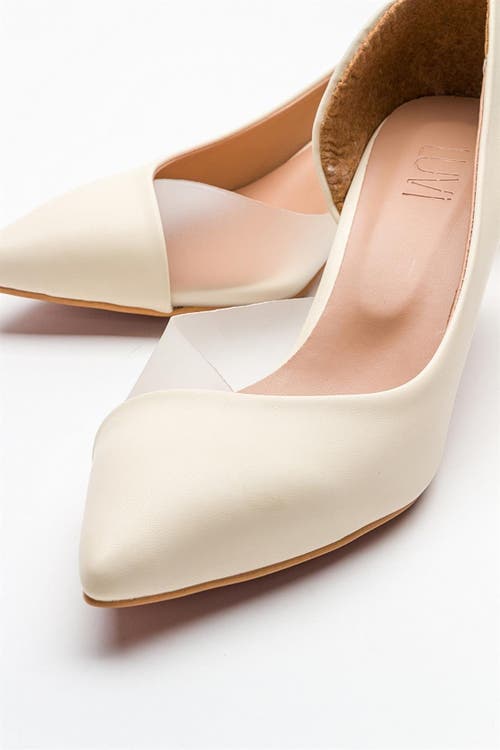 Prologue Shoes Vera Pointed Toe Pump In Sand