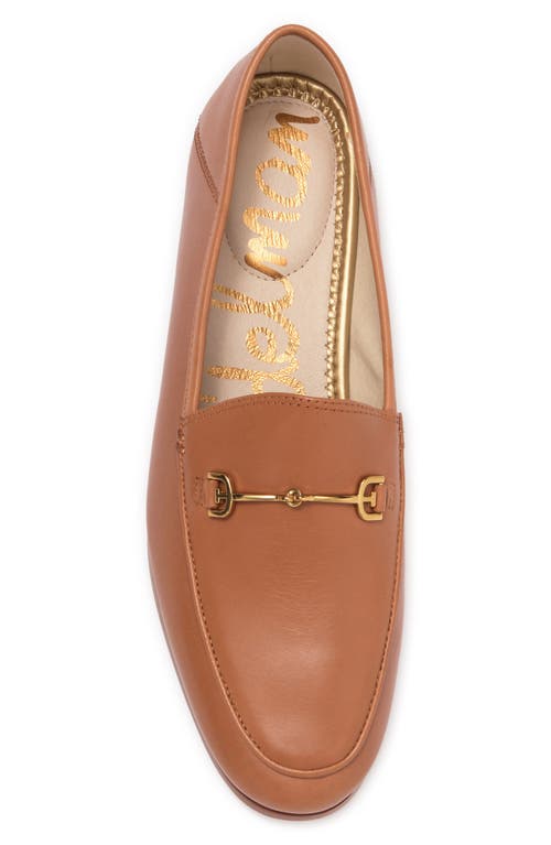 Sam Edelman Loraine Bit Metallic-horsebit Leather Loafers In Brown