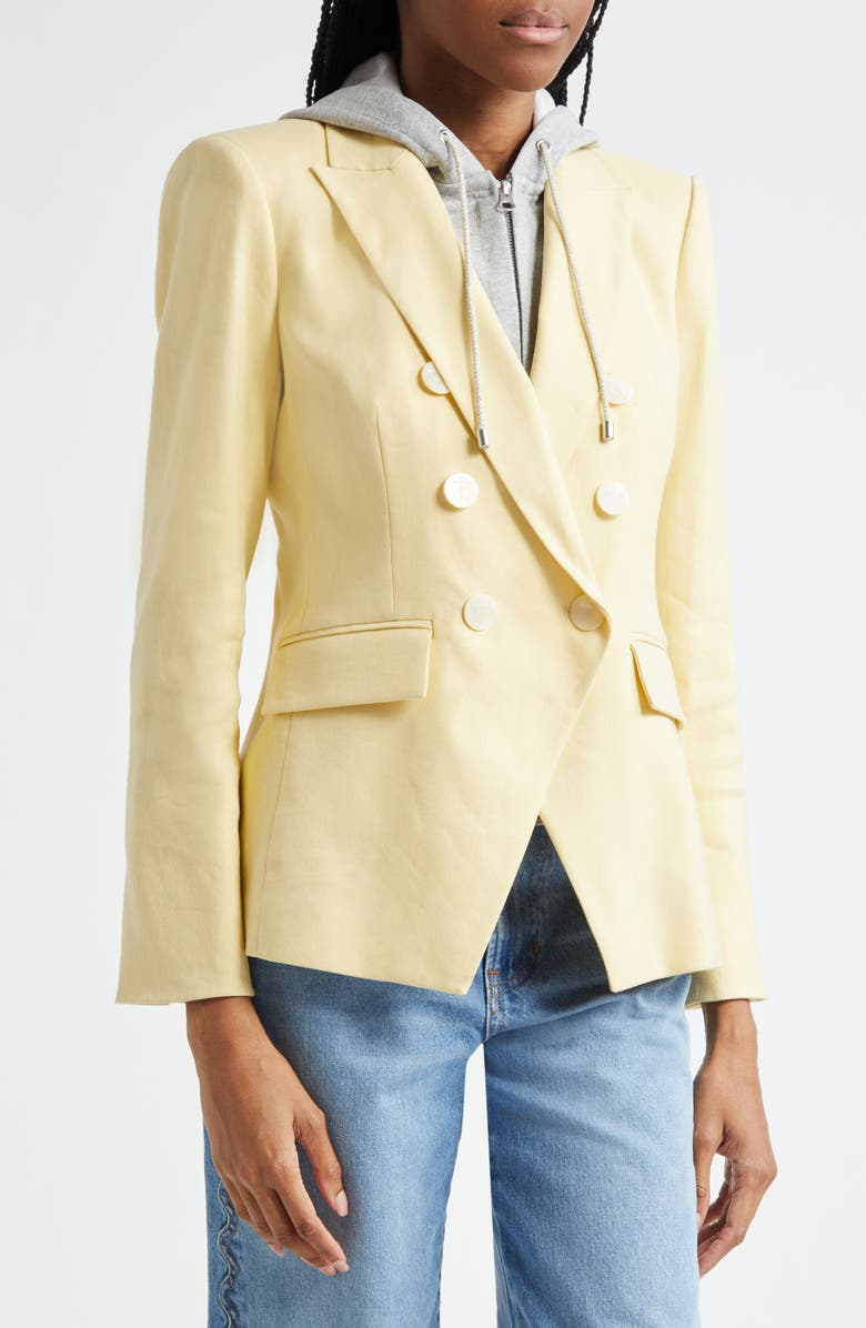 Veronica Beard Miller Linen Blend Dickey Jacket, Alternate, color,