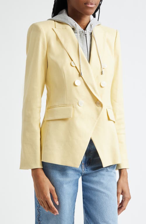 Veronica Beard Miller Stretch-linen Dickey Jacket In Brown